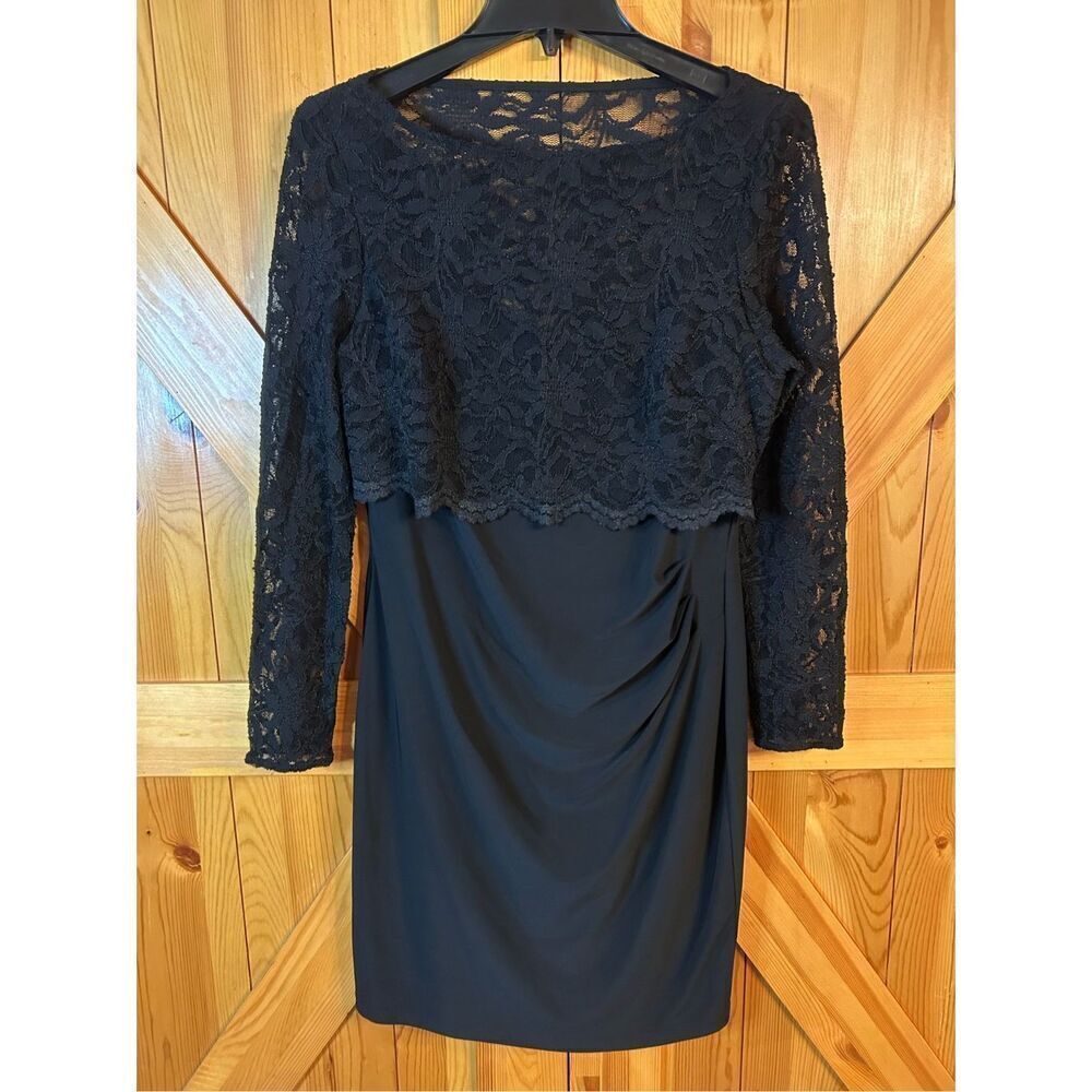 Lauren Ralph Lauren Black Lace Women’s Dress SZ-12P (8647)
